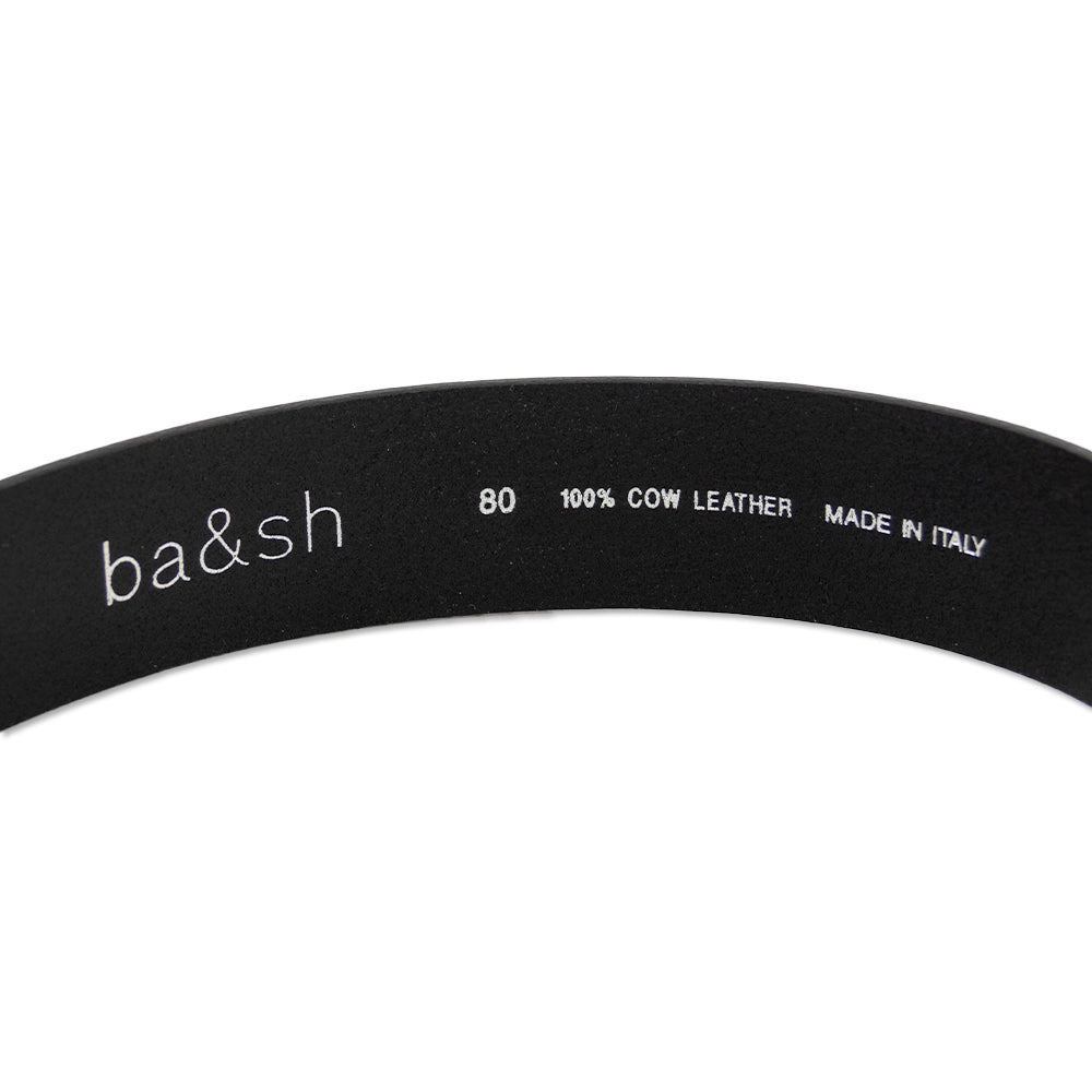 ba&sh Beus Black Leather Belt