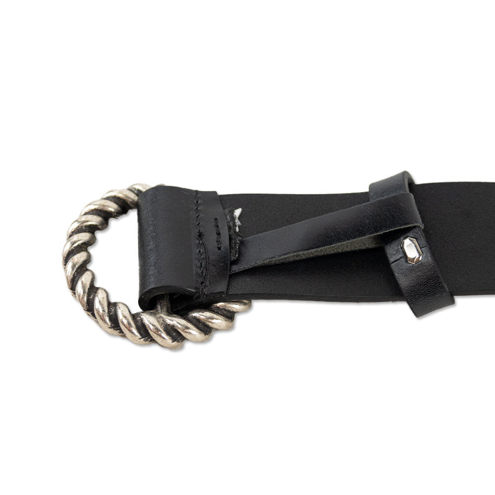 ba&sh Beus Black Leather Belt