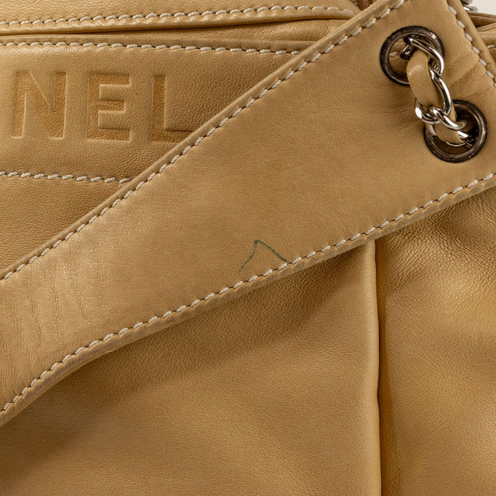 Chanel Beige Leather Rock n
 Chic Handbag