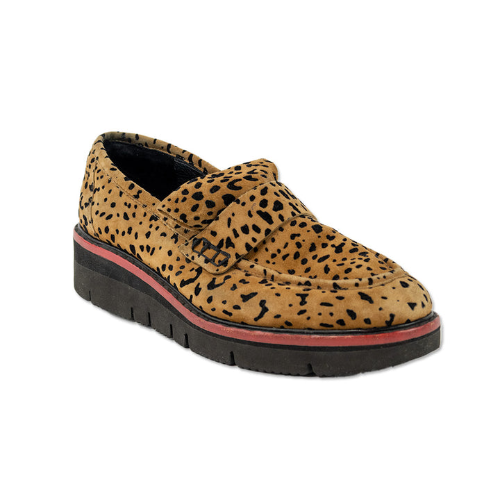 Rag 
Bone Animal Print Suede Platform Loafers