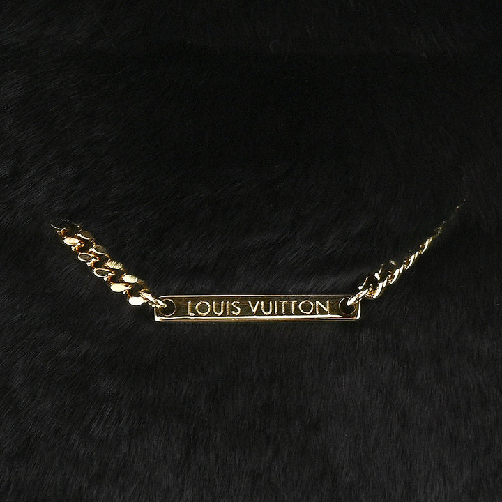 Louis Vuitton Black Rabbit Fur Vest