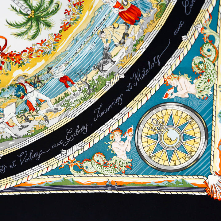 Hermès Per Astra Ad Astra Printed Silk Scarf