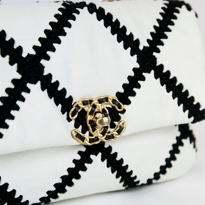 Chanel 19 Medium Crochet Flap Bag