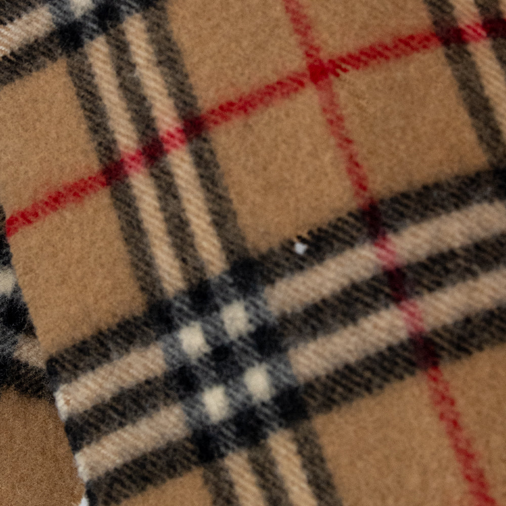 Burberry Check Wool Scarf