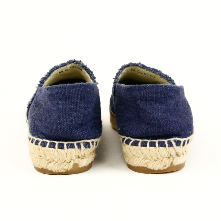 Chanel Blue Canvas CC Espadrilles