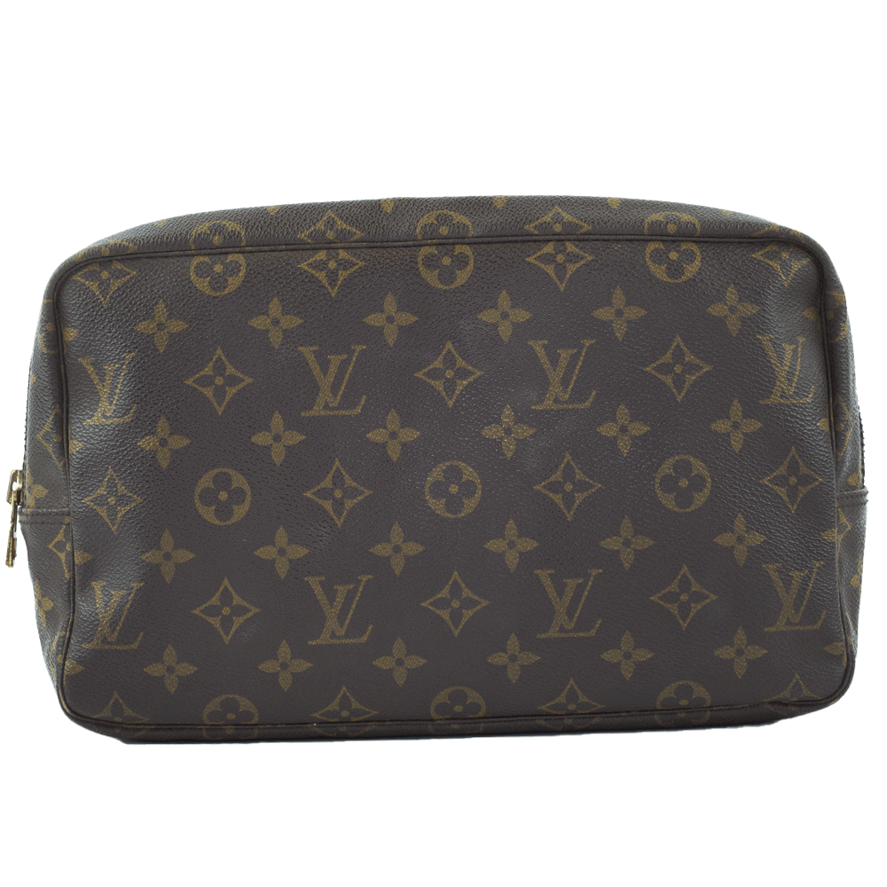 Back view of Louis Vuitton Vintage Trousse Toilette 28 Monogram Pouch