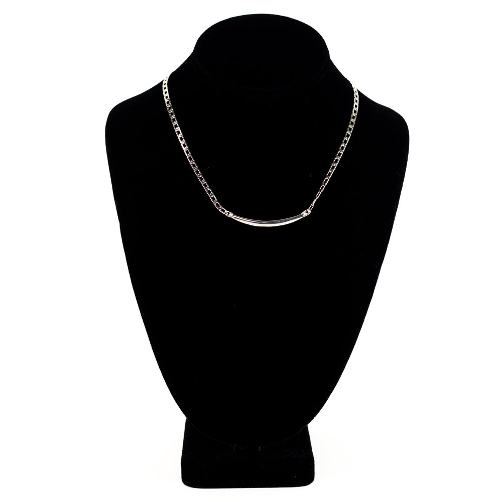 Jenny Bird Willa Slim Silver Necklace