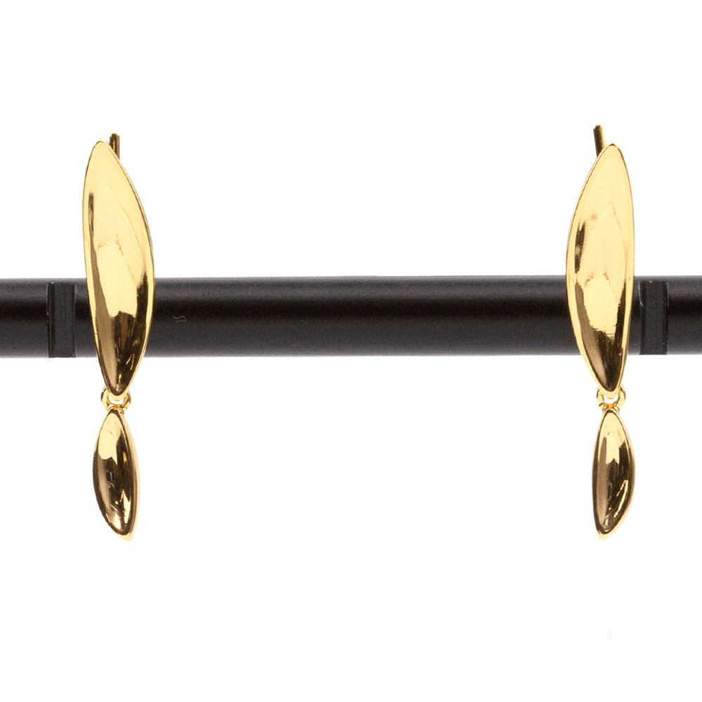 Jenny Bird Studio Climber Gold Earrings