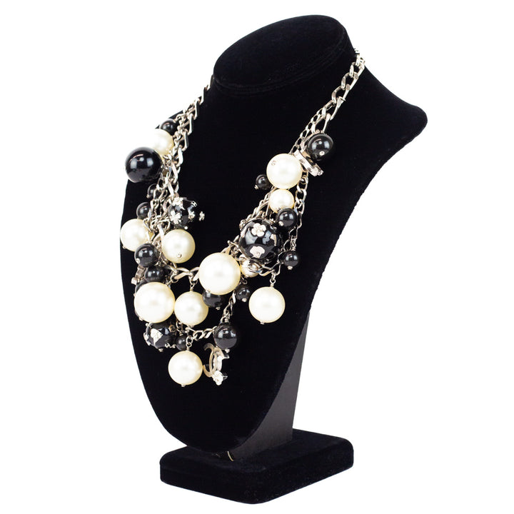 Chanel 2013 Globe 
Pearl Statement Necklace