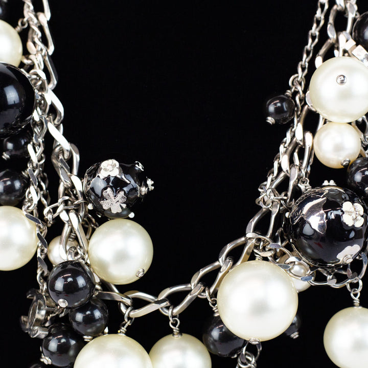 Chanel 2013 Globe 
Pearl Statement Necklace