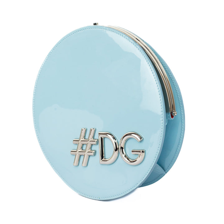 Dolce 
Gabbana #DG Girls Blue Round Shoulder Bag