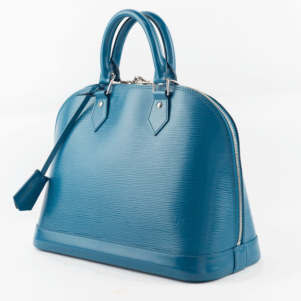 Louis Vuitton Blue Epi Leather Alma PM