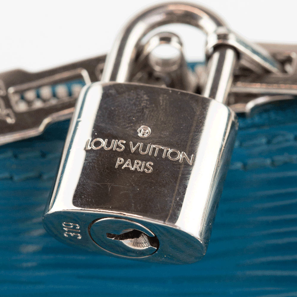 Louis Vuitton Blue Epi Leather Alma PM