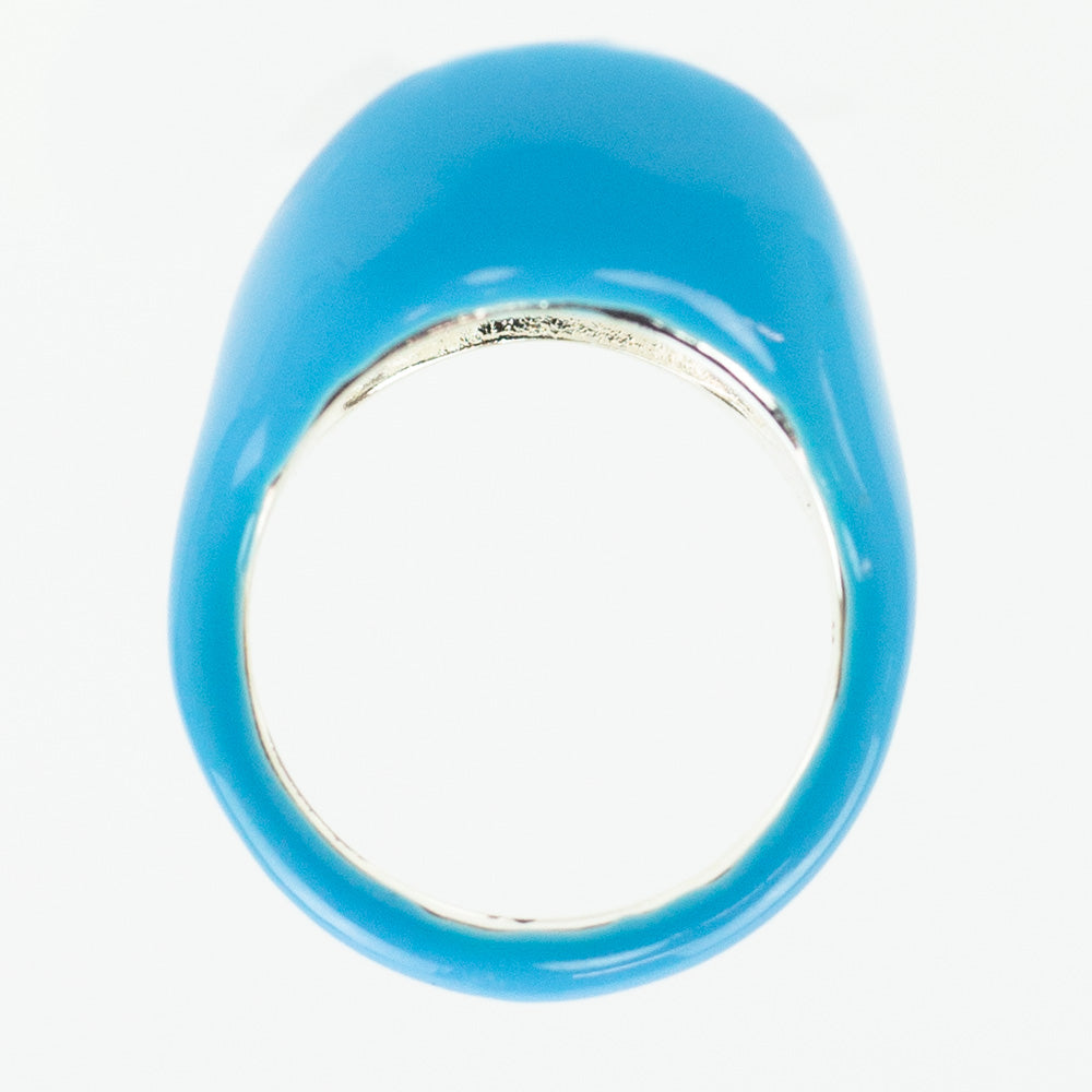 Jenny Bird Arlo Blue Enamel Ring