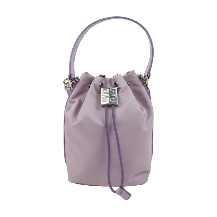 Givenchy 4G Lilac Nyon Bucket Mini Bag