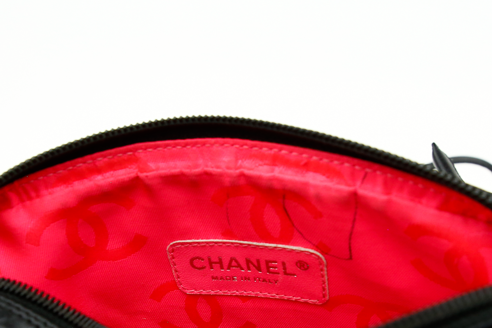 interior view of Chanel Medium Cambon Messenger Bag