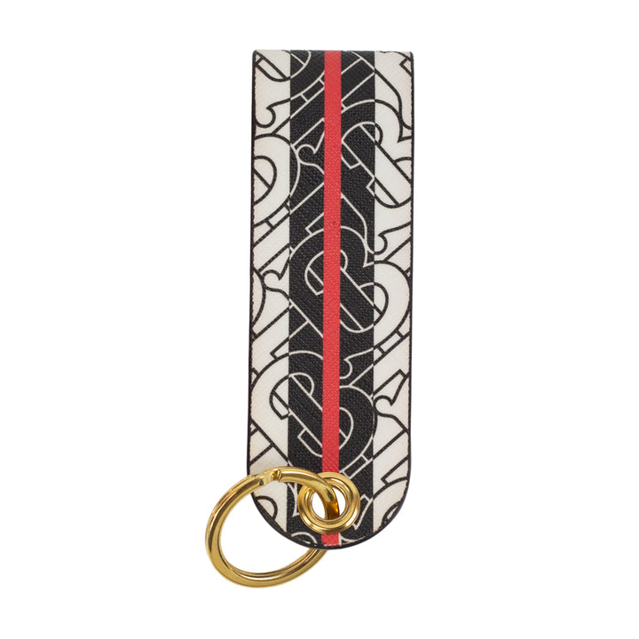 Burberry TB Monogram Coated Canvas Key Holder