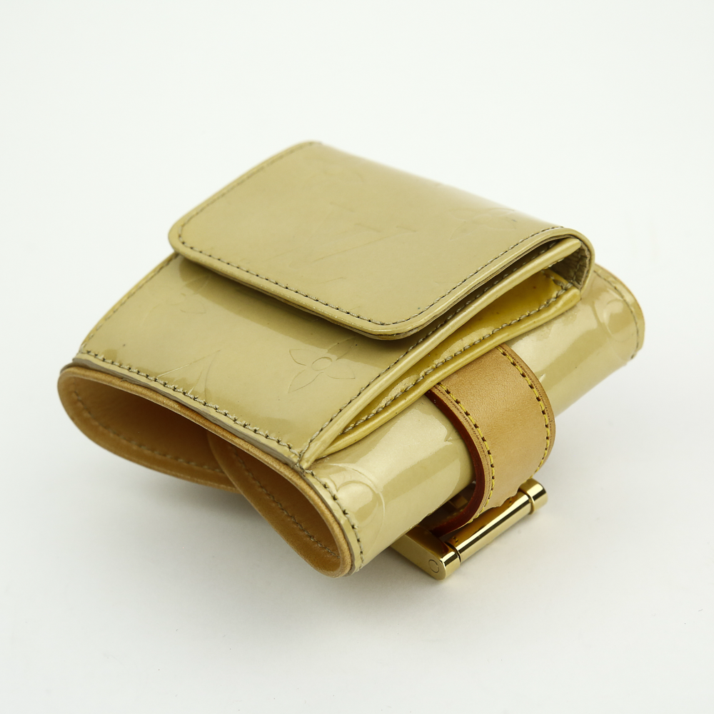 Side view of  Louis Vuitton Lafayette Street Coin Purse Bracelet