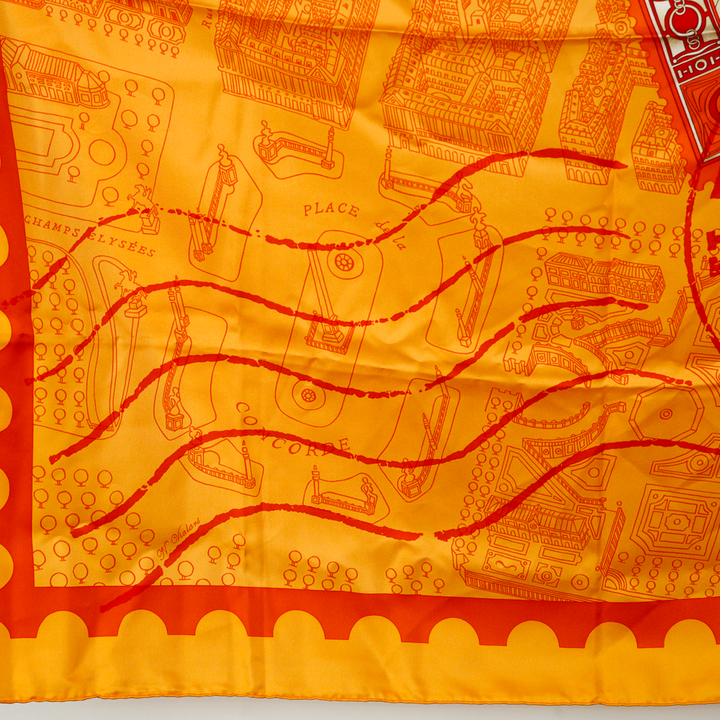 Hermès De Passage à Paris Silk Scarf