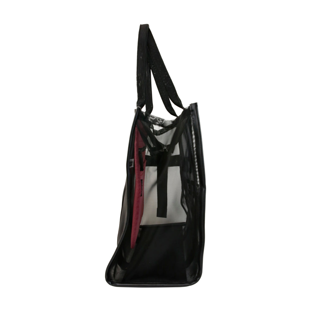 Marc Jacobs Black Large Mesh Tote Bag