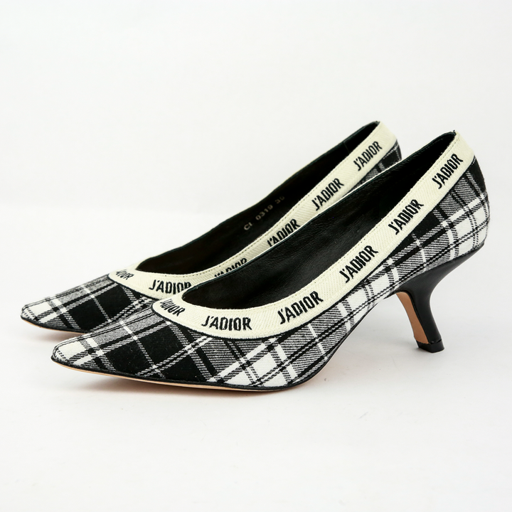 side view of Dior Tartan Check J
ADIOR Low Heel Pumps