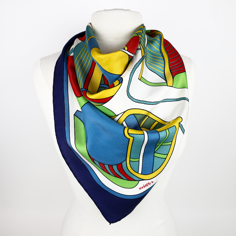 Hermes Multi-Color Thalassa Silk Scarf