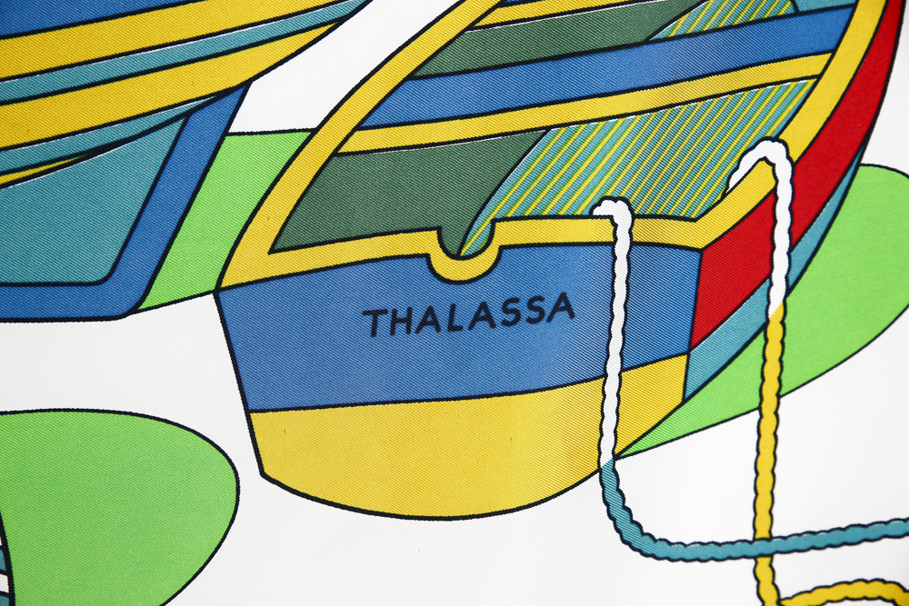 Hermes Multi-Color Thalassa Silk Scarf