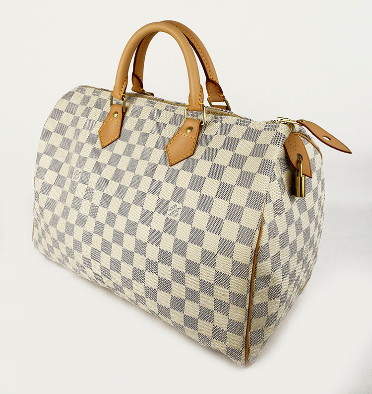 Louis Vuitton Damier Azur Coated Canvas Speedy 35