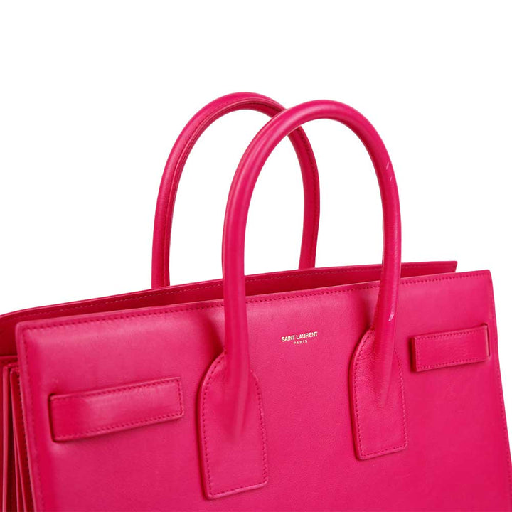 Saint Laurent Bubble Gum Pink Small Sac de Jour Tote Bag