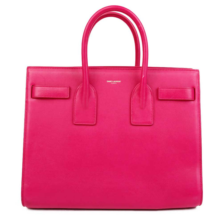 Saint Laurent Bubble Gum Pink Small Sac de Jour Tote Bag