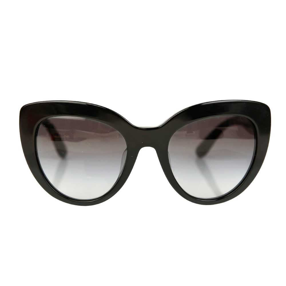 Dolce 
Gabbana Black Oversized Cat-Eye Sunglasses