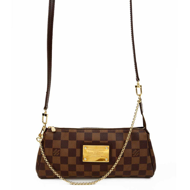 Louis Vuitton Damier Ebene Eva Pochette Bag