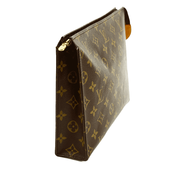 side view of Louis Vuitton Monogram Coated Canvas Toiletry 26