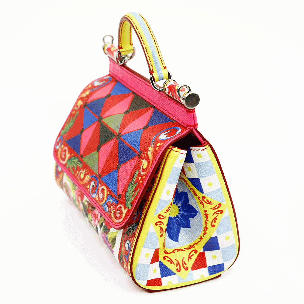 side view of Dolce 
Gabbana Mambo Mini Miss Sicily Handbag