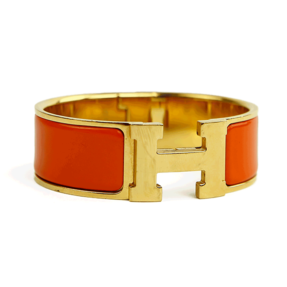 Hermès Clic Clac H Enamel Bracelet