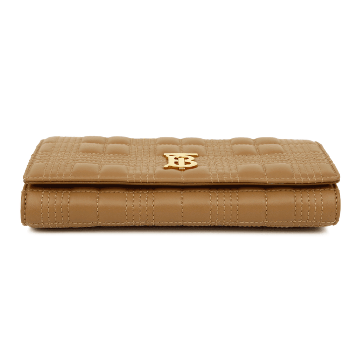 base view of Burberry Quilted Leather Lola Wallet