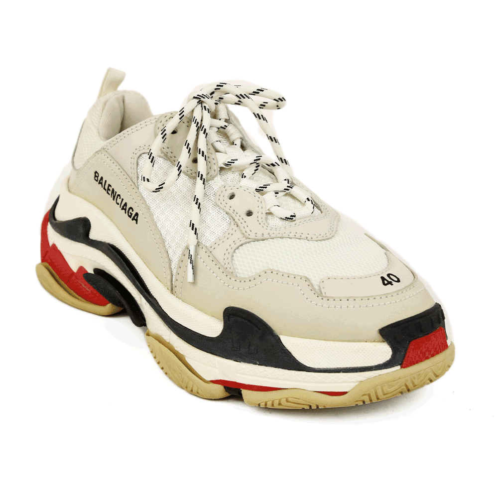 side view of Balenciaga Triple S Chunky Sneakers