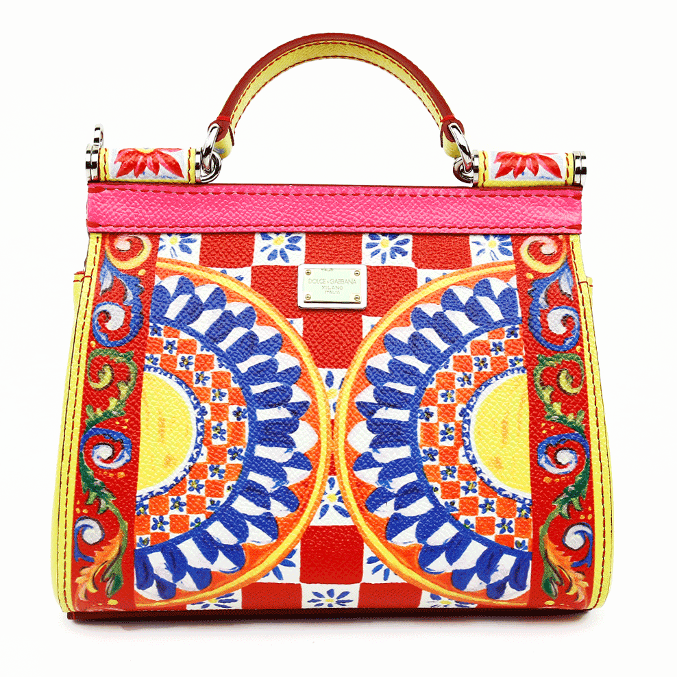 back view of Dolce 
Gabbana Mambo Mini Miss Sicily Handbag