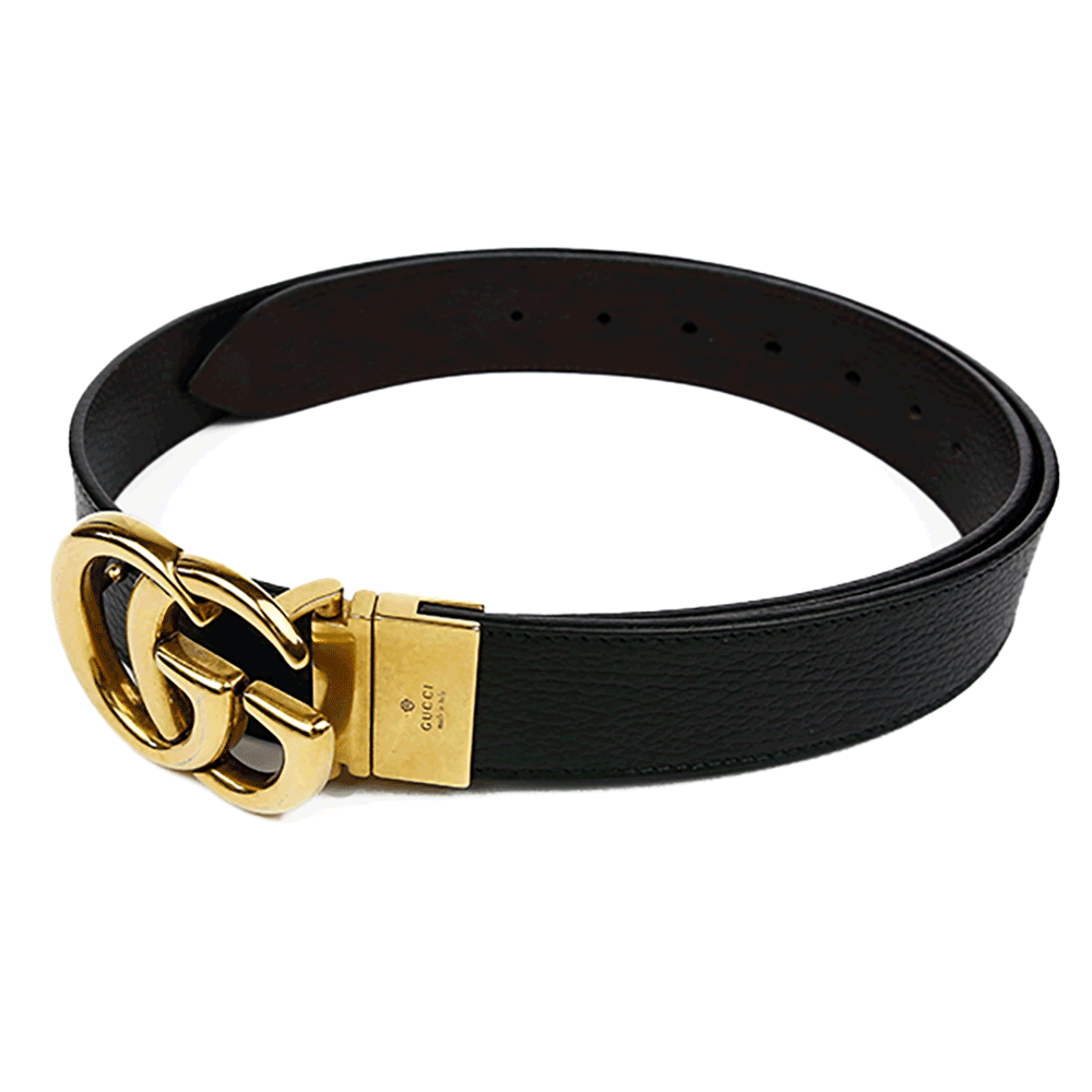 Top view of Gucci GG Marmont Reversible Belt