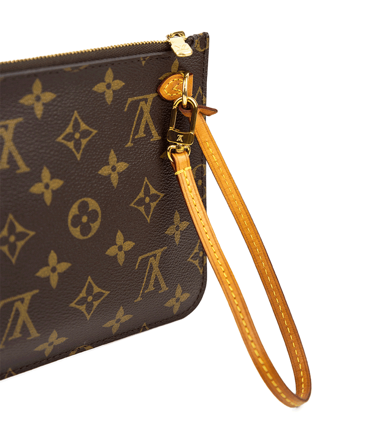 Louis Vuitton Monogram Coated Canvas Neverfull Pochette