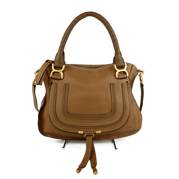 Chloé Brown Leather Medium Marcie Satchel