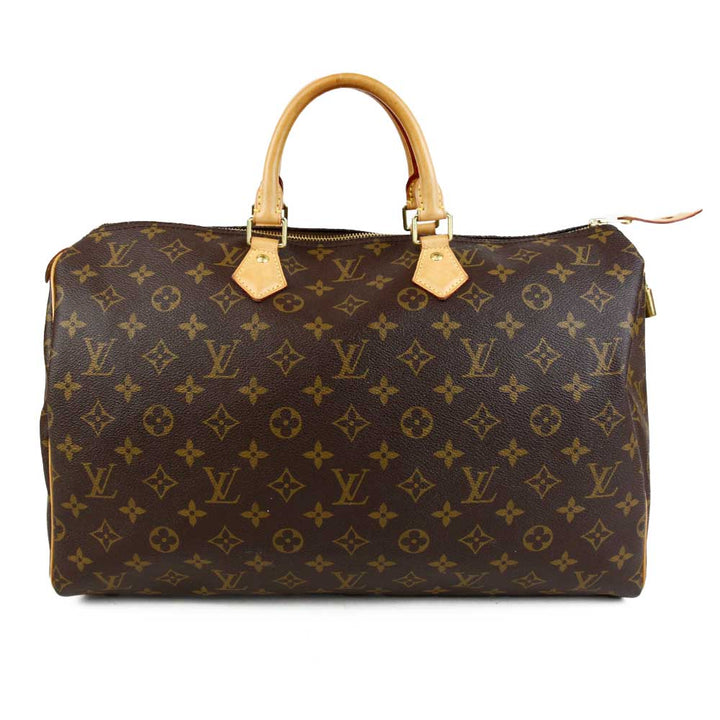 Louis Vuitton Monogram Coated Canvas Speedy 40