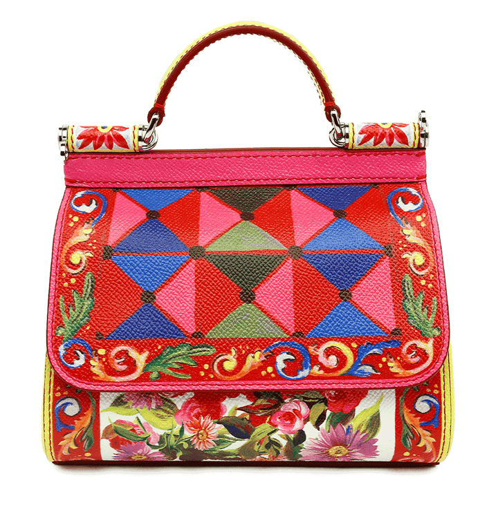 front view of Dolce 
Gabbana Mambo Mini Miss Sicily Handbag