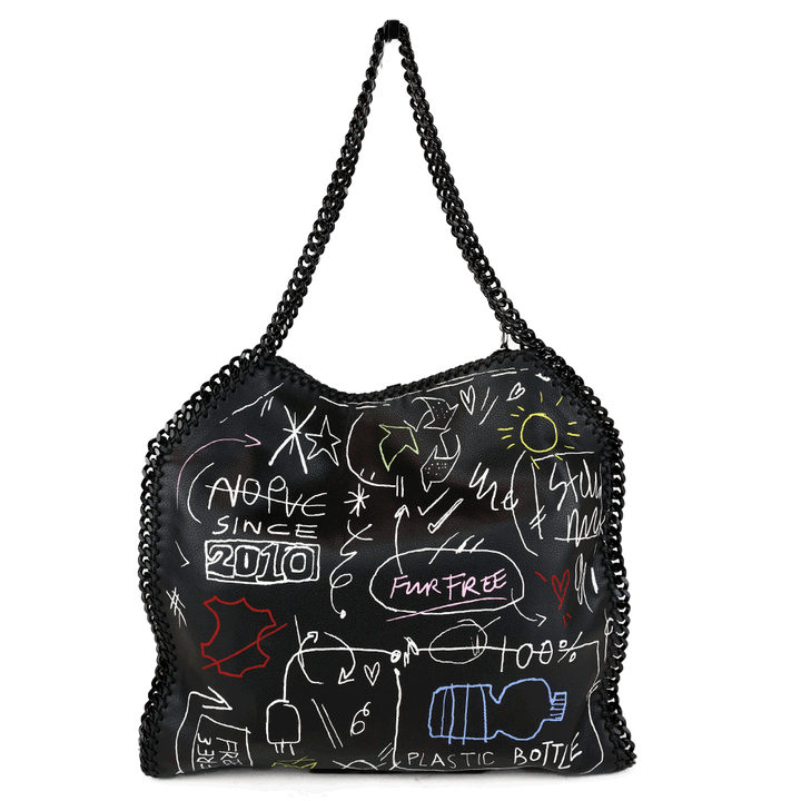 Stella McCartney Graffiti Print Falabella Tote