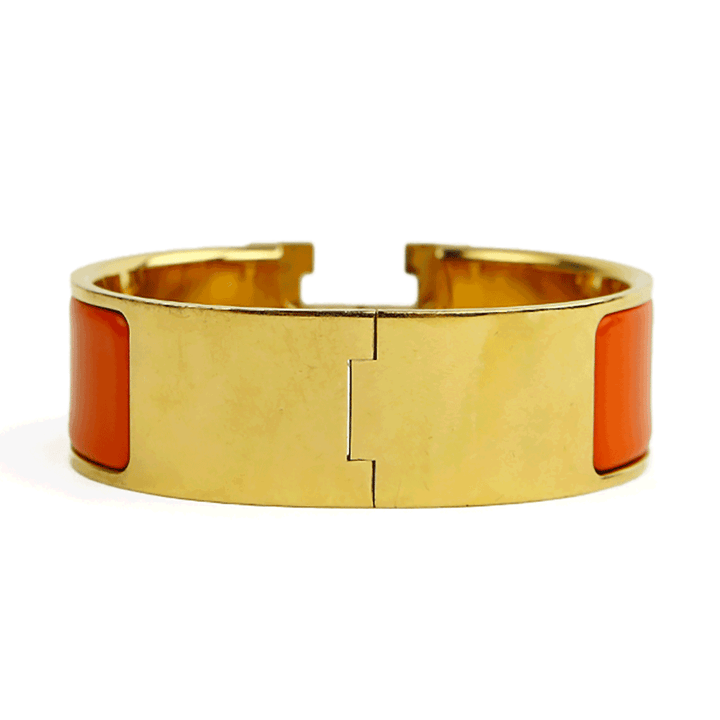 Back view of Hermès Clic Clac H Enamel Bracelet