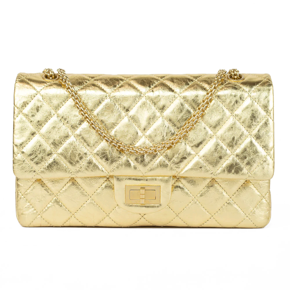 Chanel Gold Reissue 227 Double Flap Bag