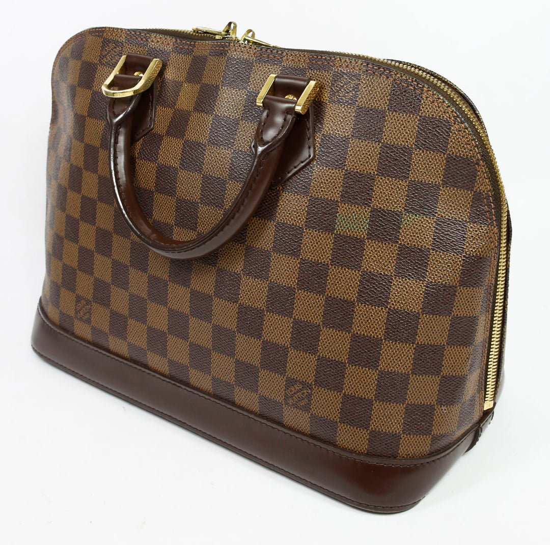 Louis Vuitton Damier Ebene Coated Canvas Alma MM