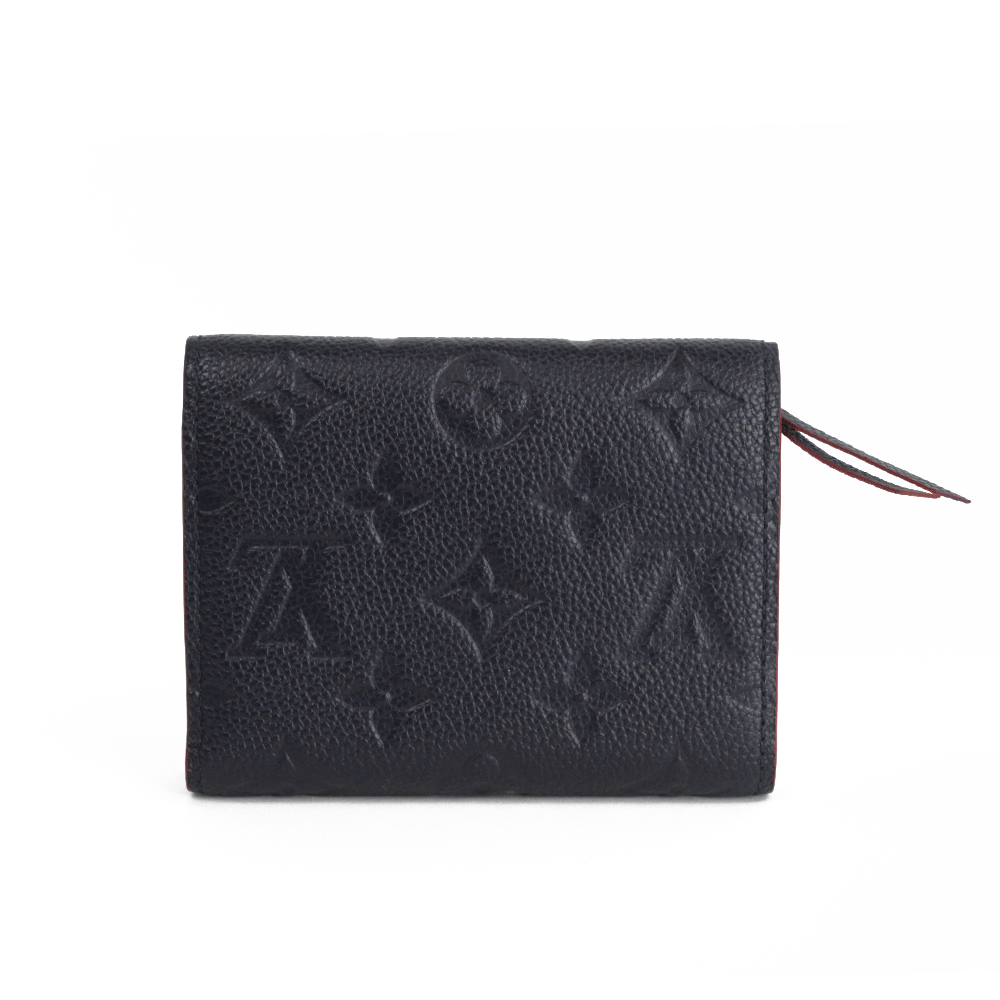 Back View of Louis Vuitton Navy Empreinte Victorine Wallet