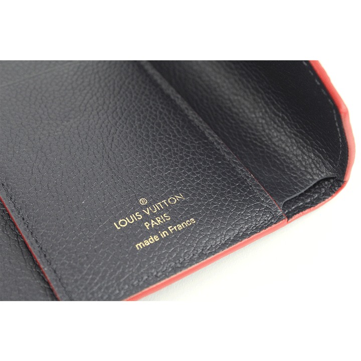 Name View of Louis Vuitton Navy Empreinte Victorine Wallet