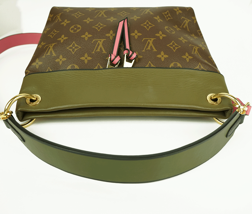 Top View of Louis Vuitton Tuileries Besace Monogram Satchel